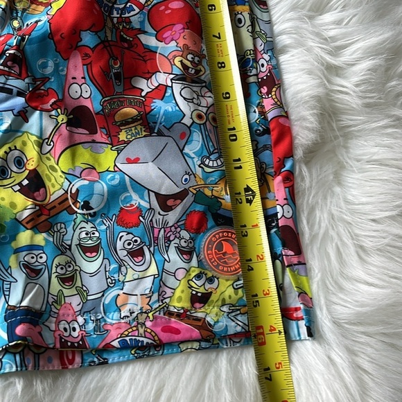 🆕 Opposuits Nickelodeon SpongeBob Frenzy Swim Short Men’s Size Small - Picture 13 of 14